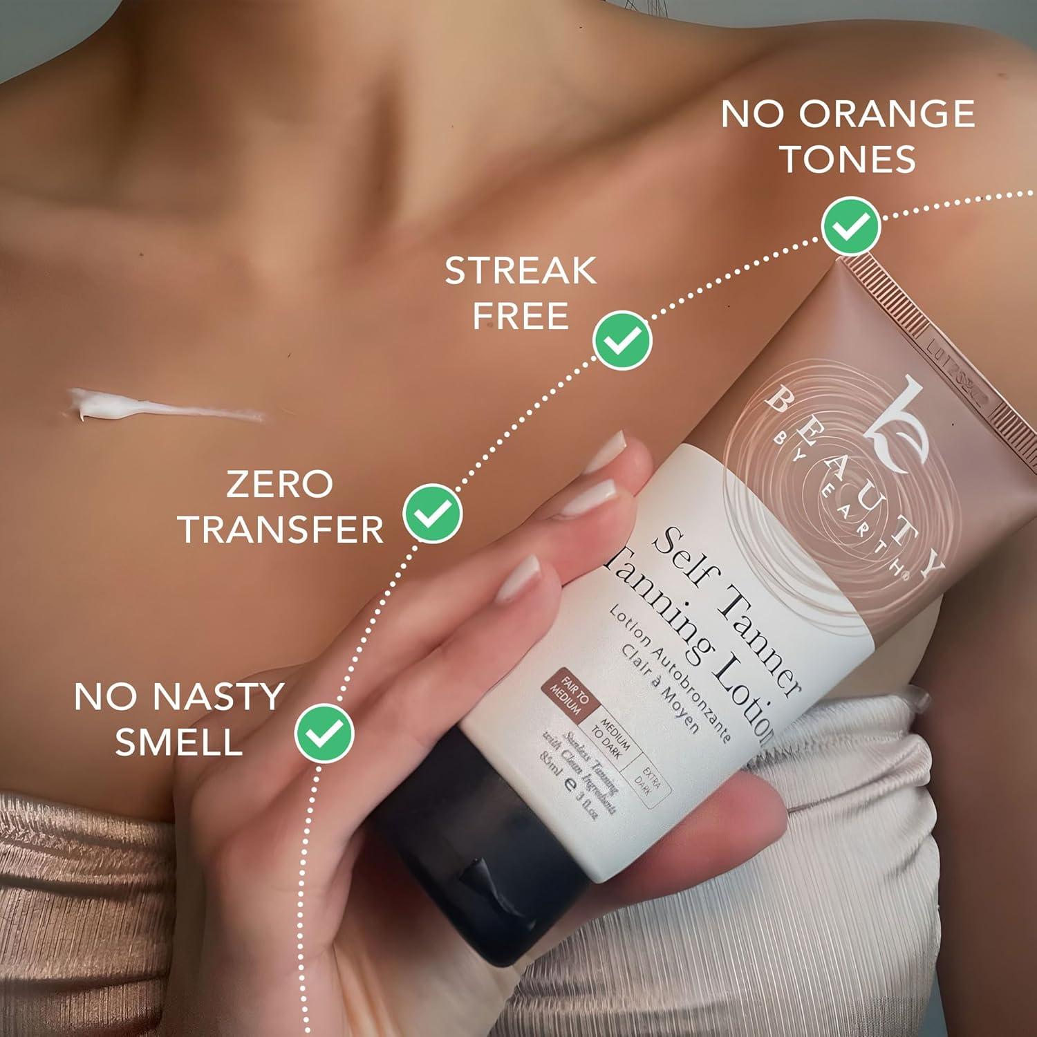 Loción Bronceadora Gradual Beauty by Earth 89 ml Viaje