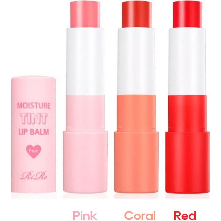 Bálsamo Labial Tinte Hidratante RiRe 3.4g - Coral - Aceite Vegetal