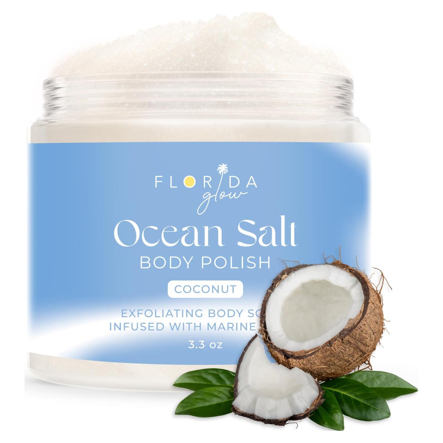 Exfoliante Corporal de Sal Marina Florida Suncare 93.4g Coco