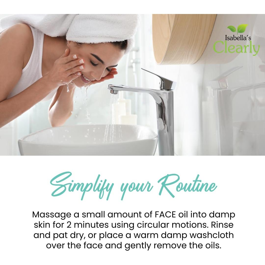 Limpiador Facial Aceite Natural Clearly FACE 130g Piel Seca