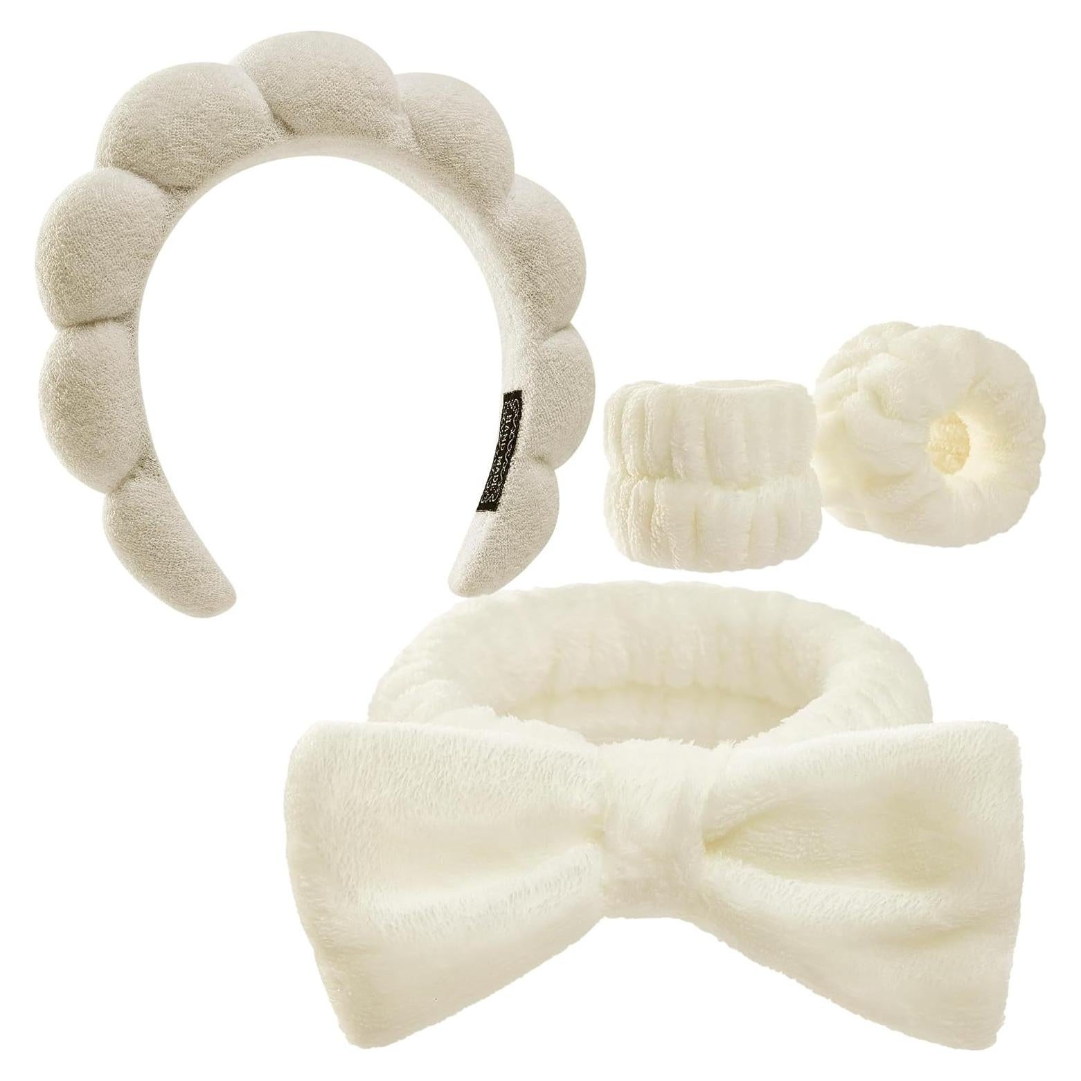 Diadema de Spa Ztomine Beige - Conjunto con Muñequera