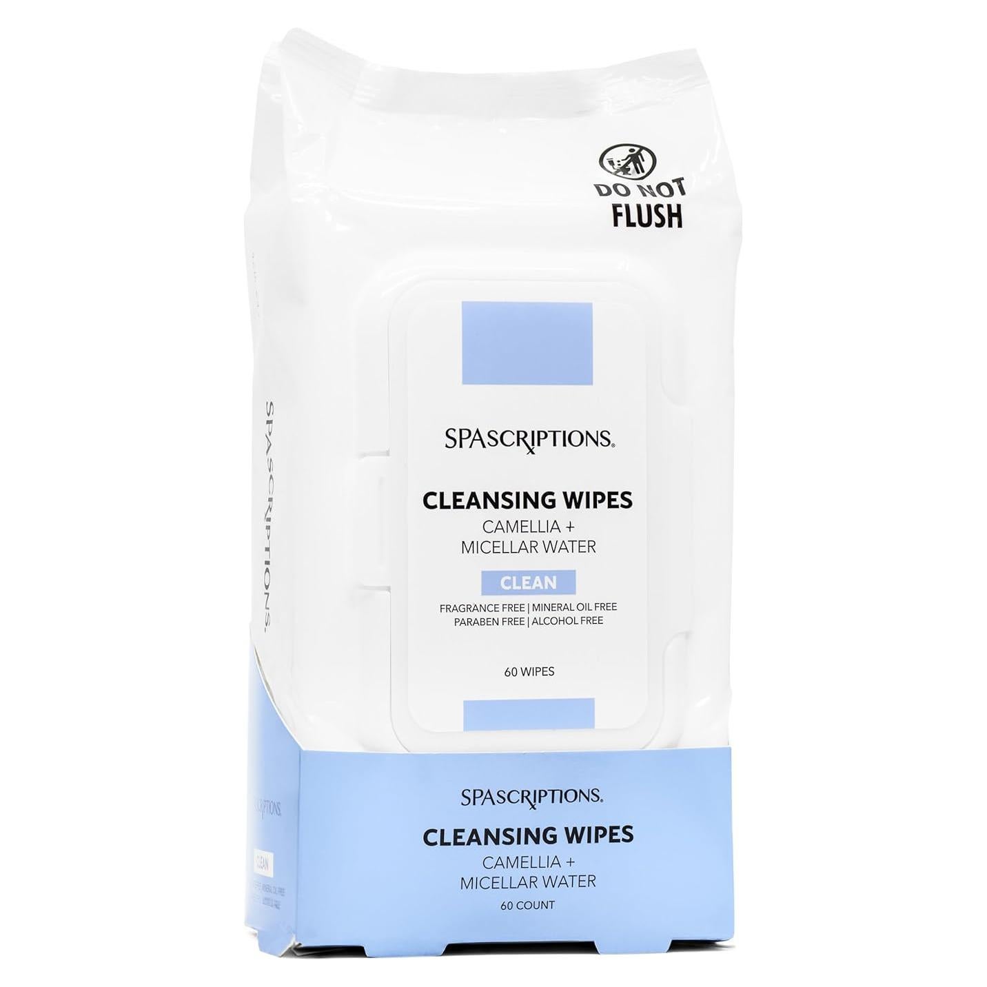 Toallitas Desmaquillantes SpaScriptions Agua Micelar 60 Ct