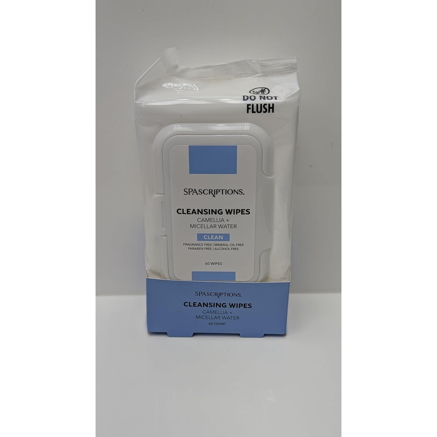 Toallitas Desmaquillantes SpaScriptions Agua Micelar 60 Ct