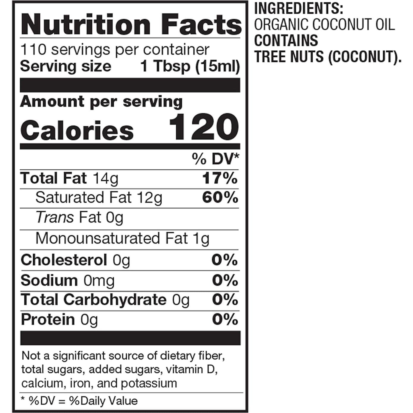 Aceite de Coco Orgánico Refinado BetterBody Foods 1587g