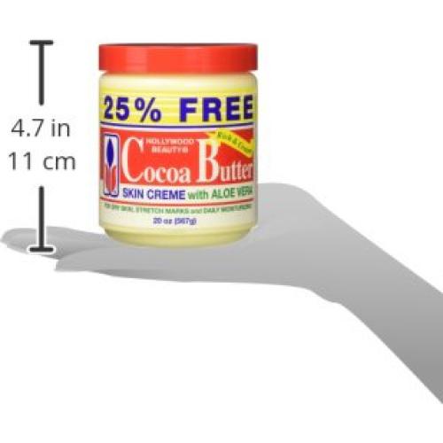 Manteca de Cacao Hollywood Beauty con Aloe Vera 567g