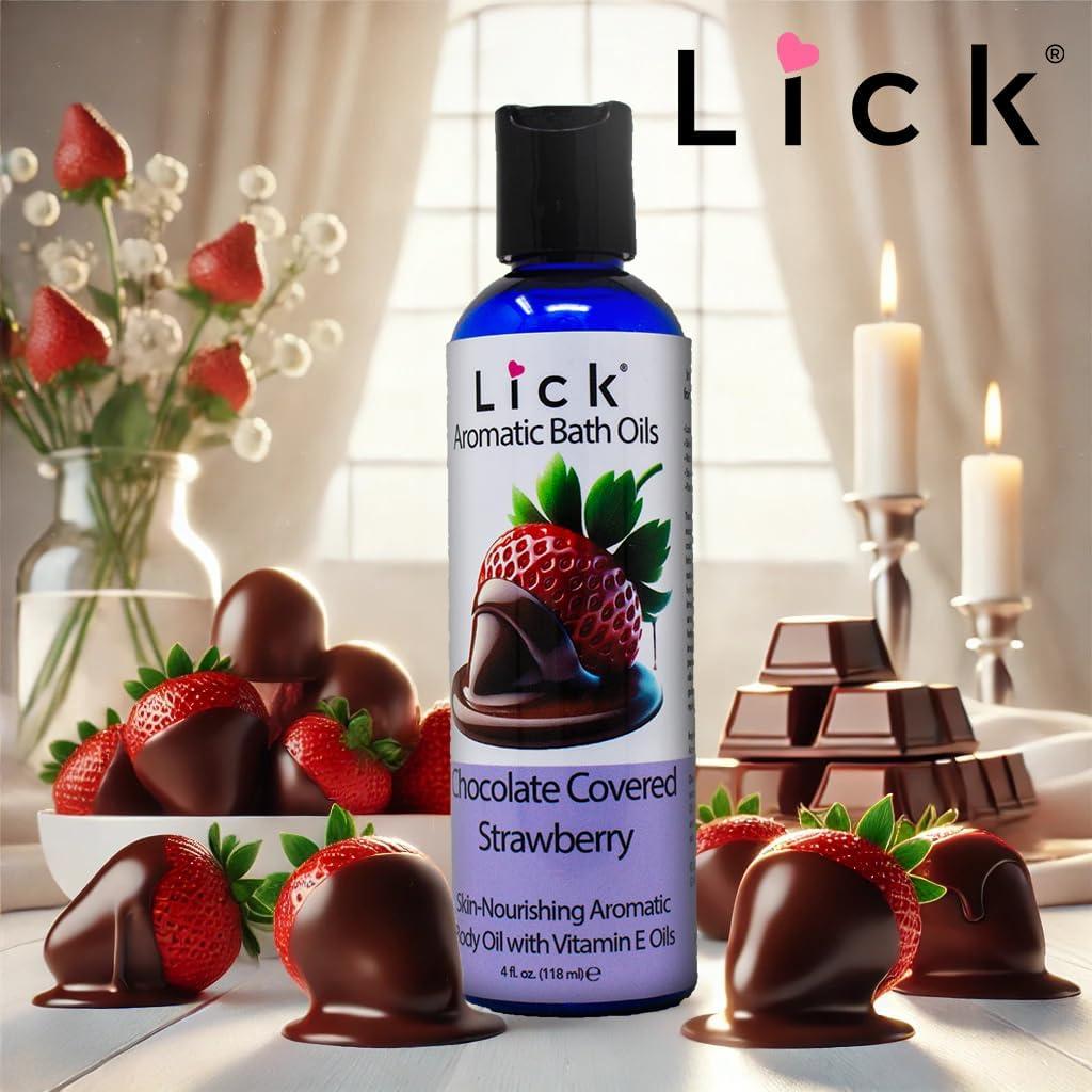 Aceite de Baño Aromático LICK Fresa Chocolate 118.3 ml