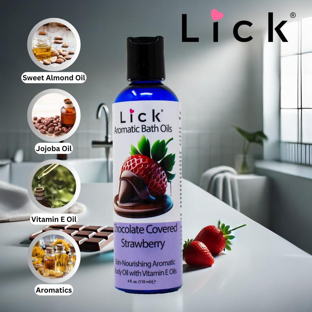 Aceite de Baño Aromático LICK Fresa Chocolate 118.3 ml