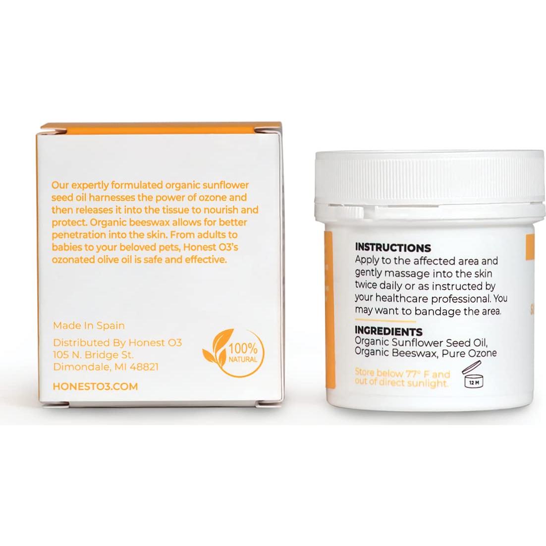 Aceite de Girasol Ozonizado 95.7 ml - Cuidado de la Piel