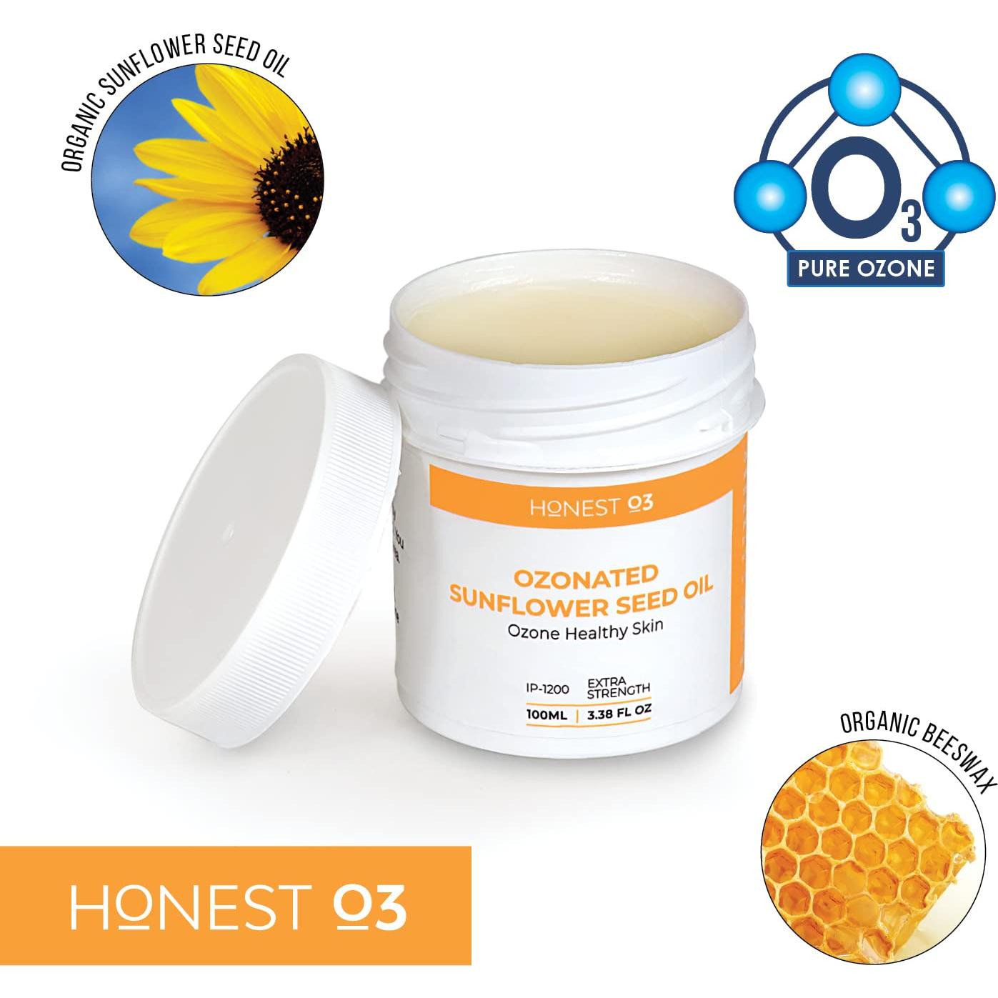 Aceite de Girasol Ozonizado 95.7 ml - Cuidado de la Piel