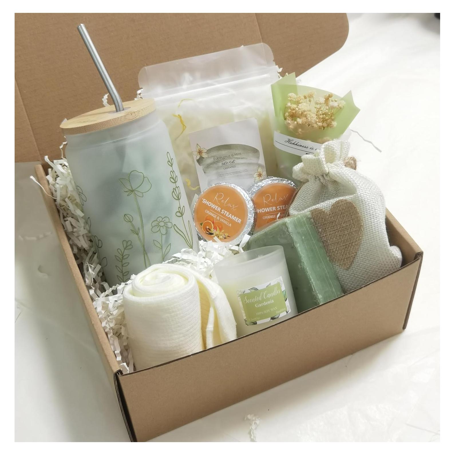 Cesta de Regalo de Cuidado Personal CastaTeo Verde Salvia