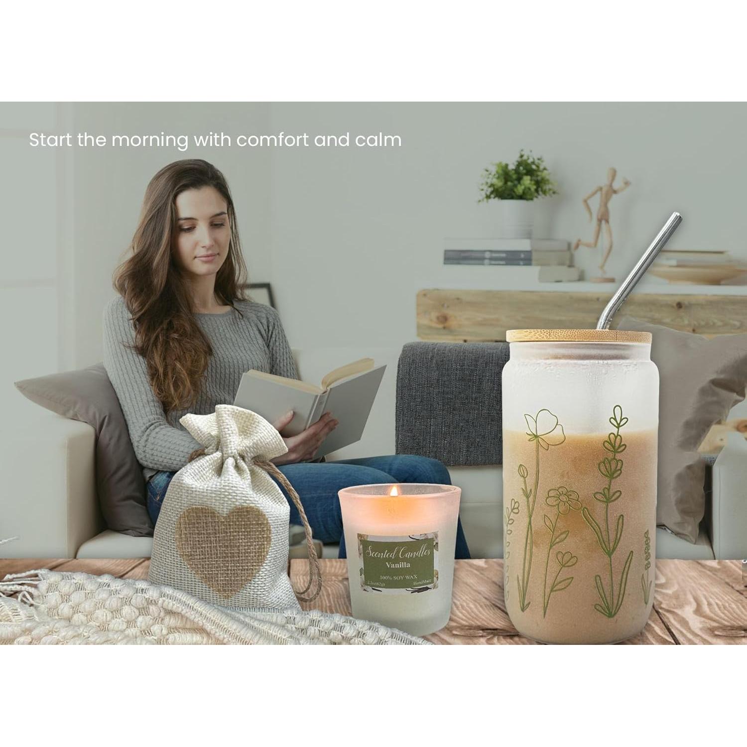 Cesta de Regalo de Cuidado Personal CastaTeo Verde Salvia