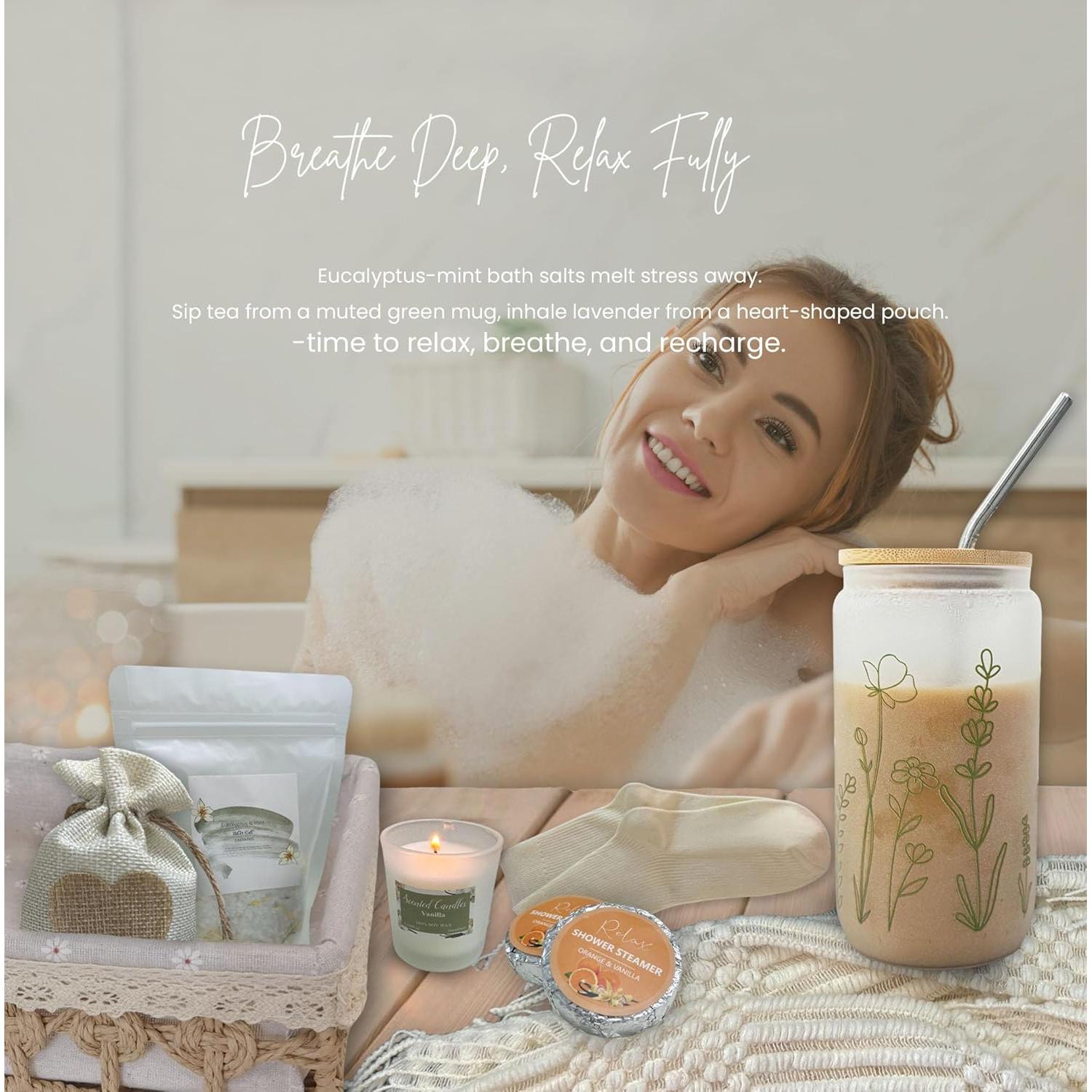 Cesta de Regalo de Cuidado Personal CastaTeo Verde Salvia