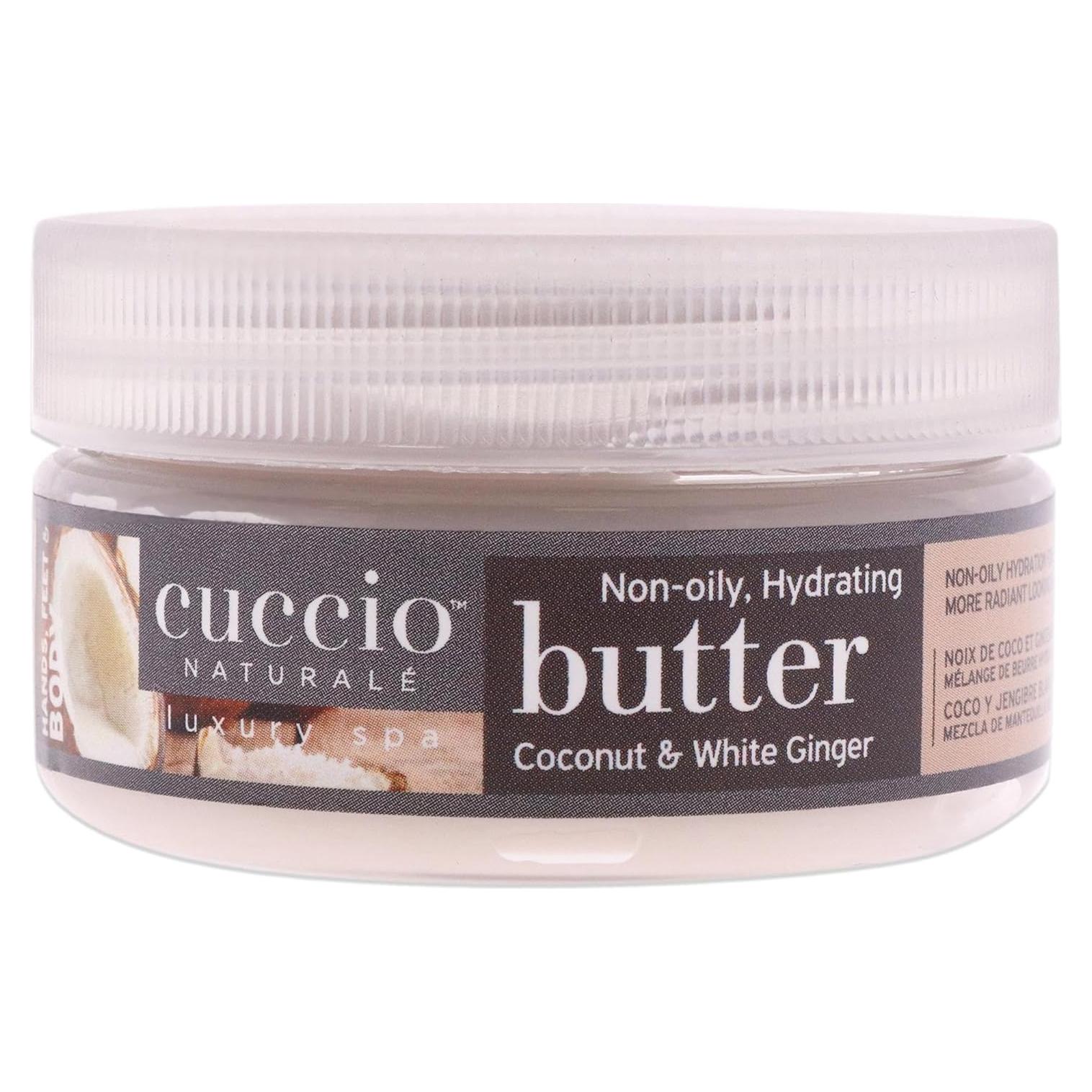 Crema Corporal Cuccio Naturale 42.52 g Coco y Jengibre Blanco