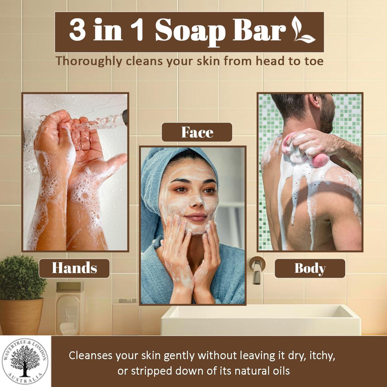 Jabones Naturales Hidratantes Wavertree & London 198g - Leche de Cabra y Playa