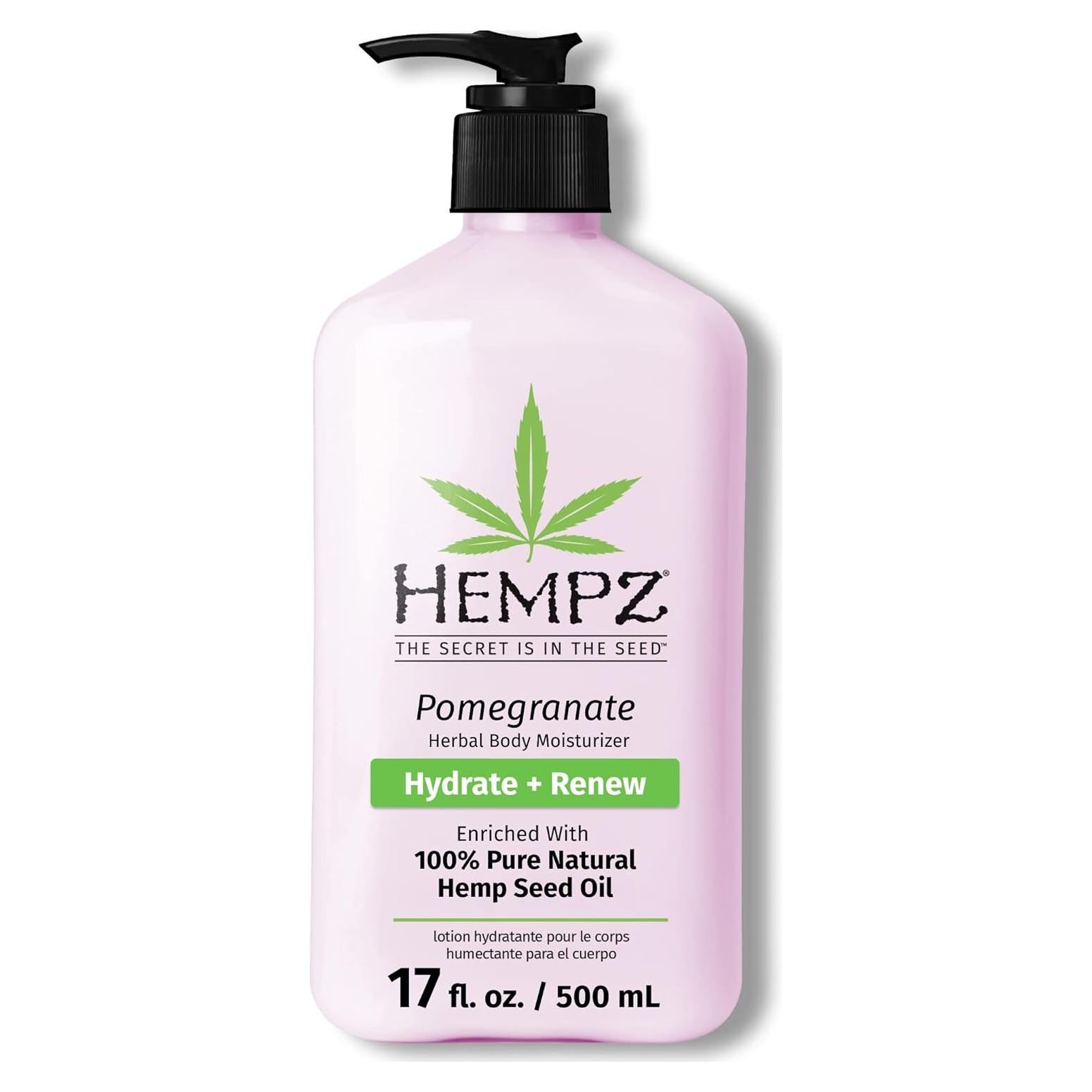 Crema Hidratante Corporal Hempz 482.8ml - Granada y Cítricos