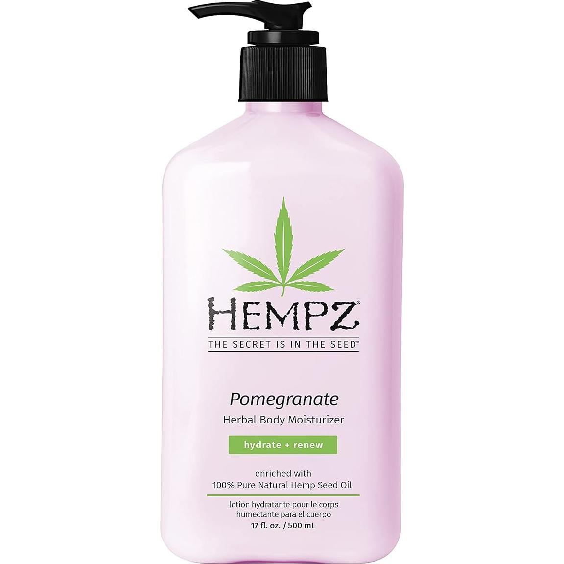 Crema Hidratante Corporal Hempz 482.8ml - Granada y Cítricos