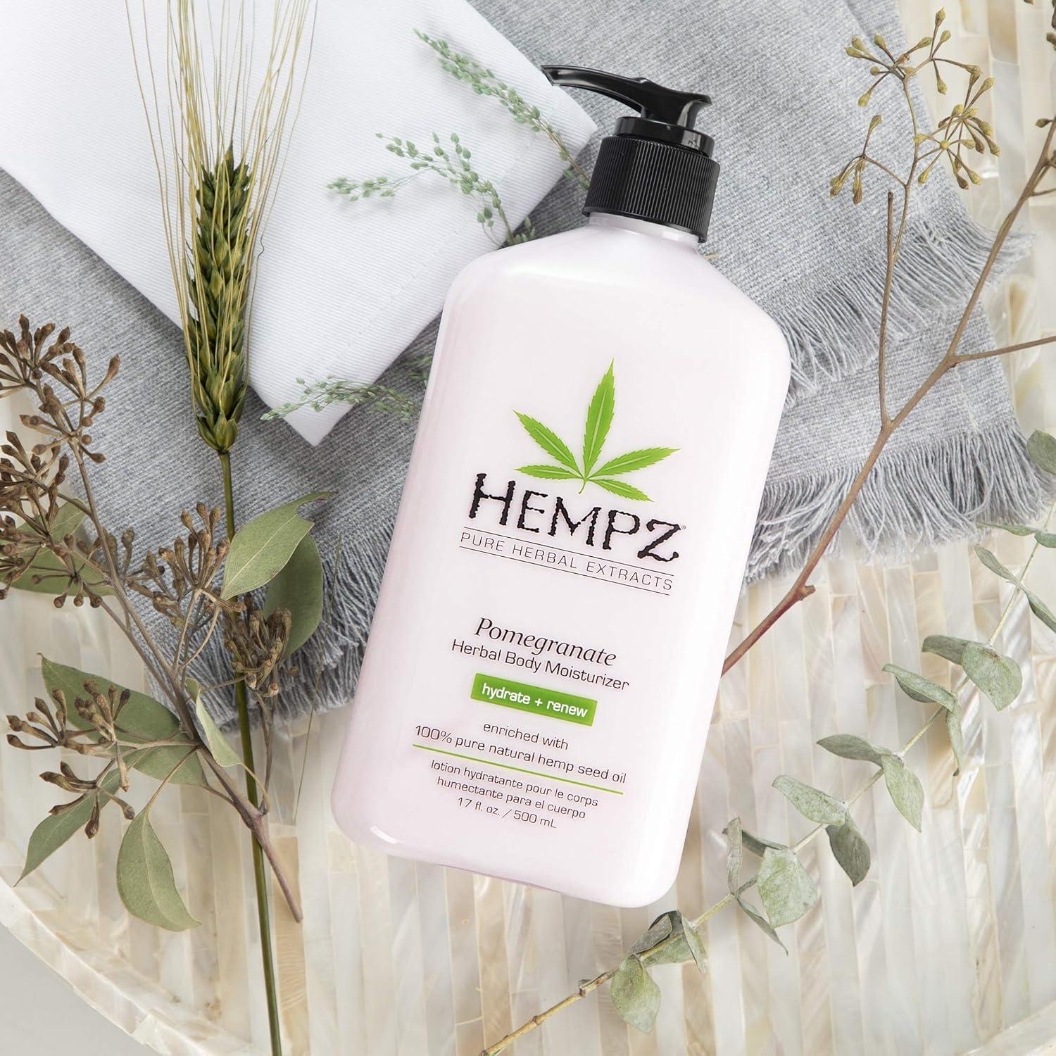 Crema Hidratante Corporal Hempz 482.8ml - Granada y Cítricos