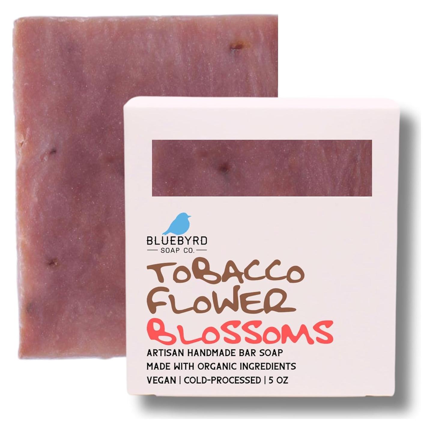 Jabón en Barra Flor de Tabaco Bluebyrd 130g - Orgánico y Vegano
