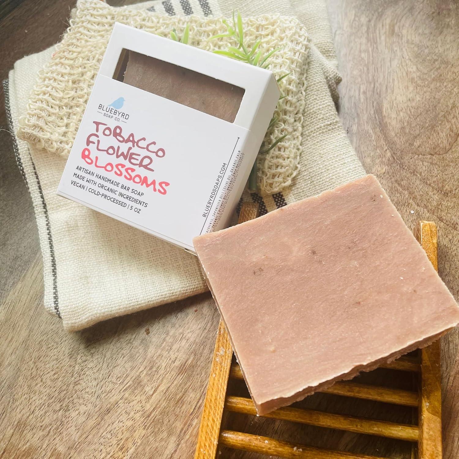 Jabón en Barra Flor de Tabaco Bluebyrd 130g - Orgánico y Vegano