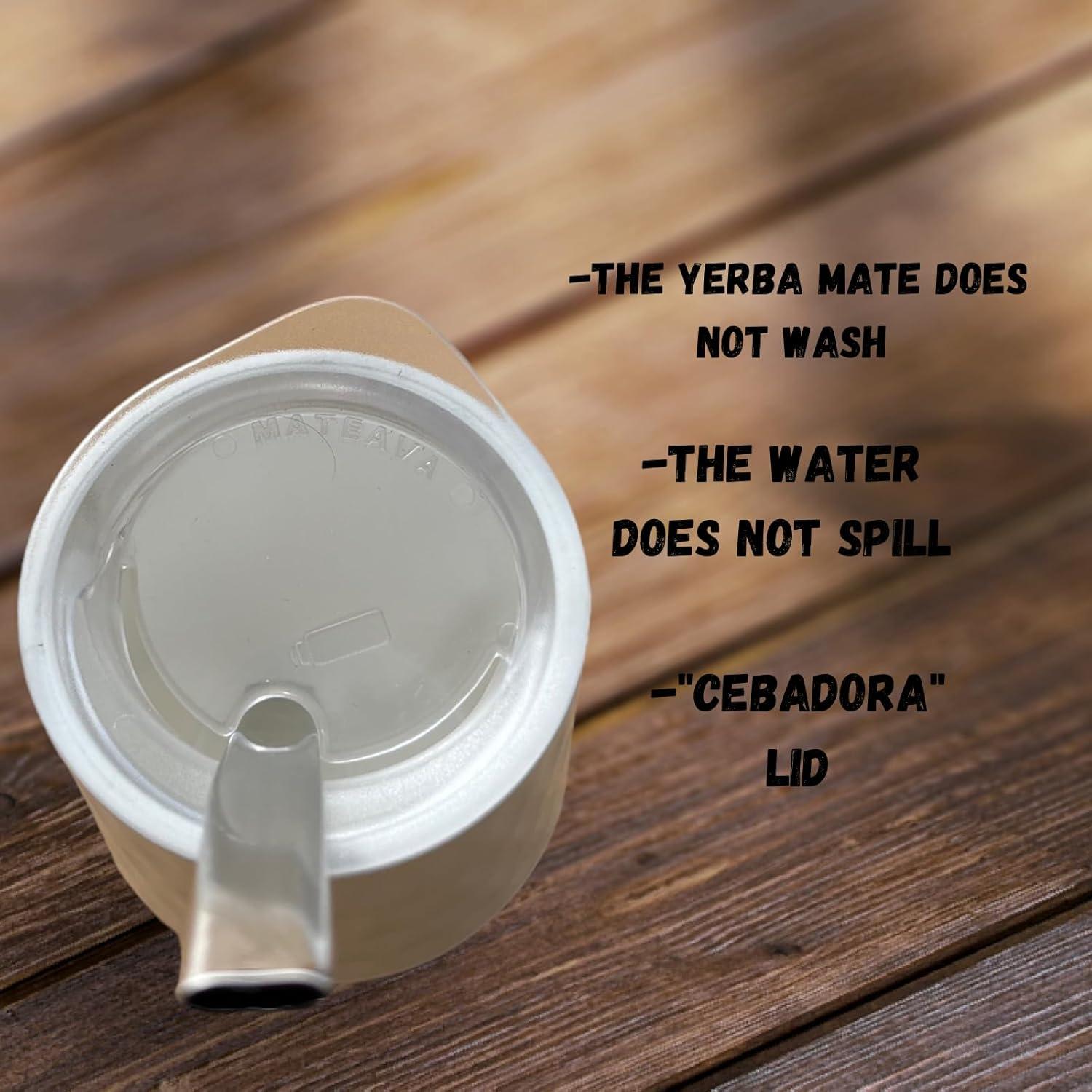 Taza de Yerba Mate MATEAVA Acero Inoxidable Doble Pared