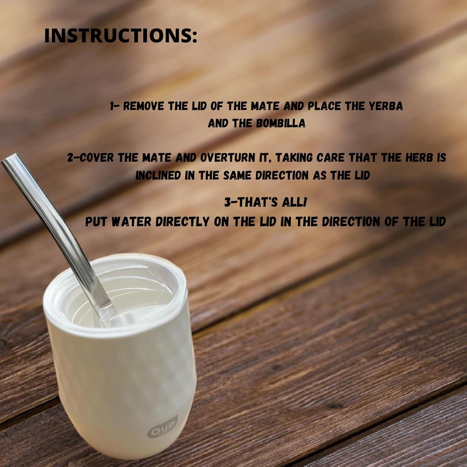 Taza de Yerba Mate MATEAVA Acero Inoxidable Doble Pared