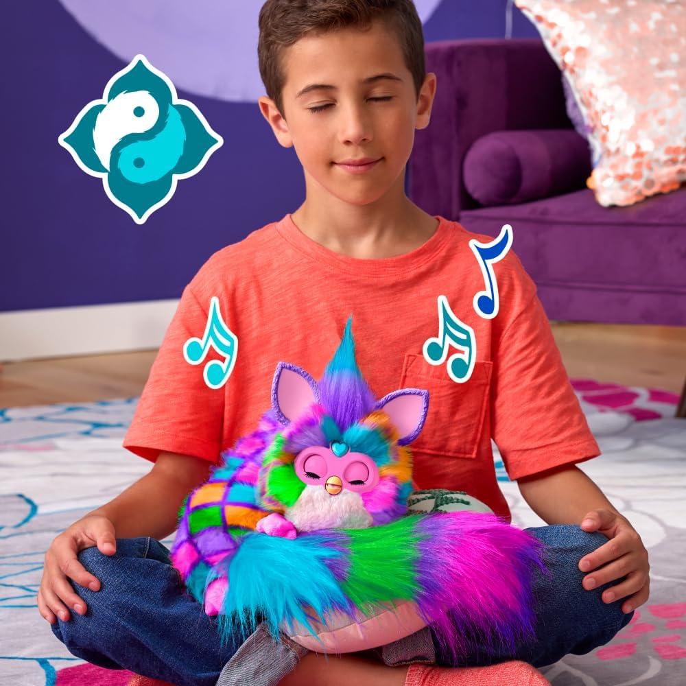 Furby DJ Interactivo Estrella Neón + Pilas Duracell AA 8