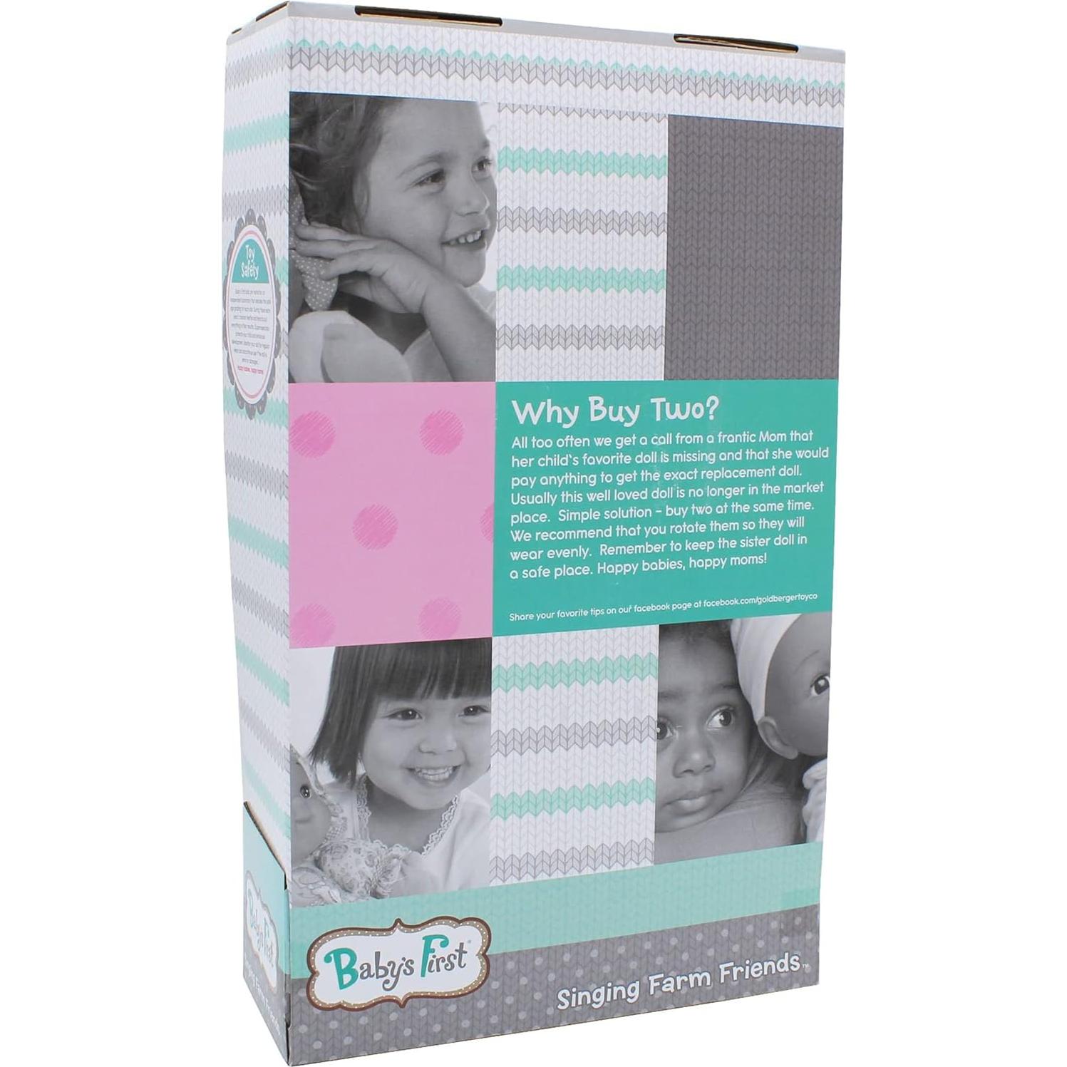 Muñeca Musical Vaca Suave Goldberger 35.56 cm para Bebés