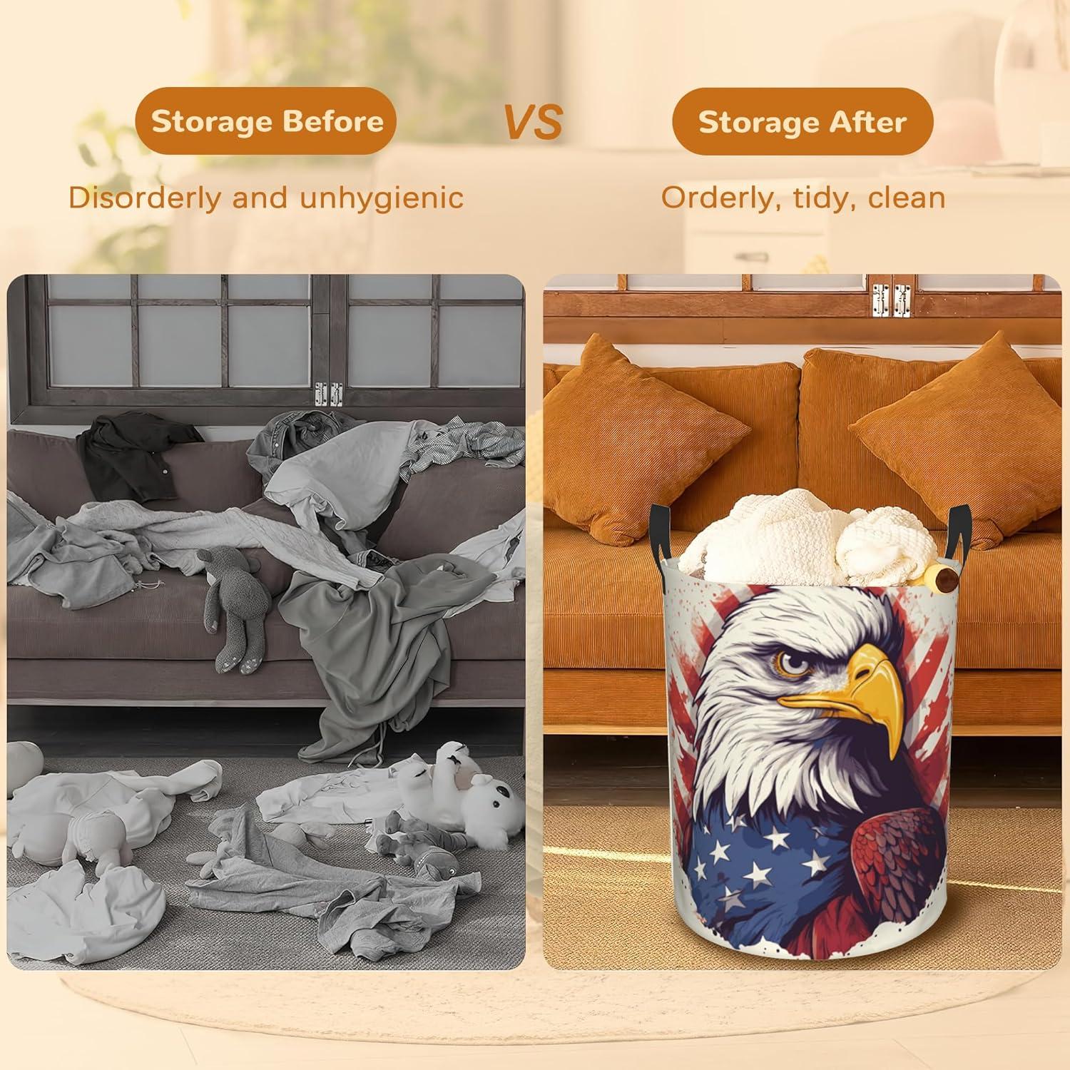 Cesta de Ropa Plegable TUBAMQ 50.8x40.6 cm Impermeable