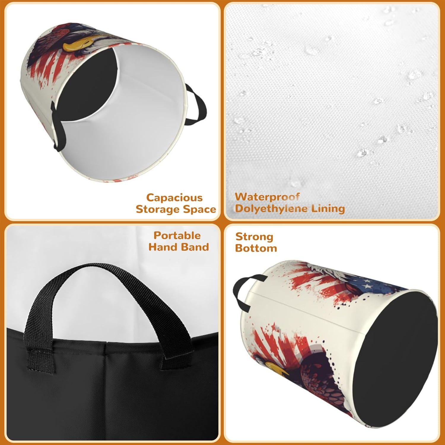 Cesta de Ropa Plegable TUBAMQ 50.8x40.6 cm Impermeable