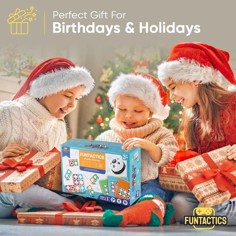 Juego de Rompecabezas de Madera Funtactics 5 Jugadores