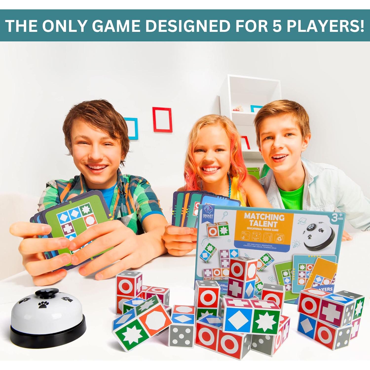 Juego de Rompecabezas de Madera Funtactics 5 Jugadores