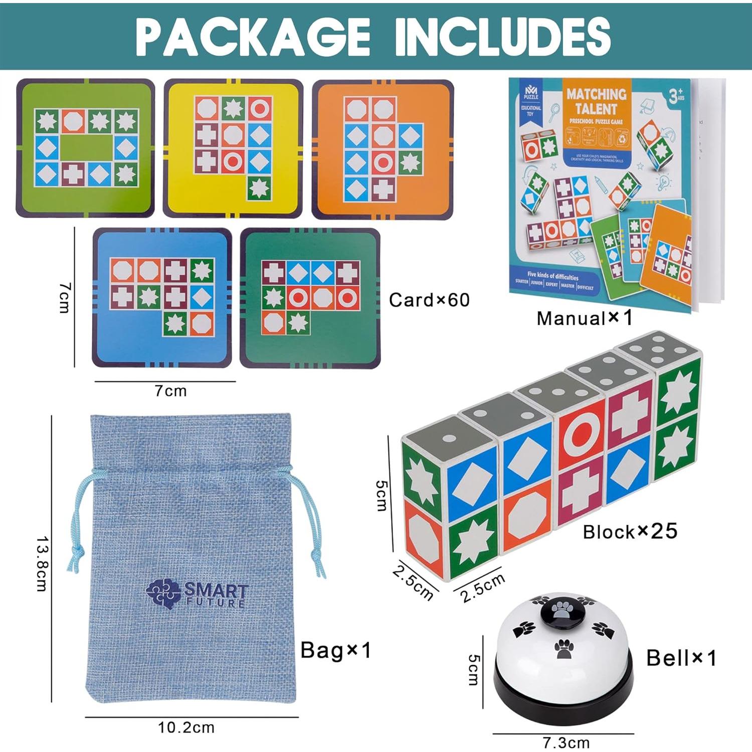 Juego de Rompecabezas de Madera Funtactics 5 Jugadores