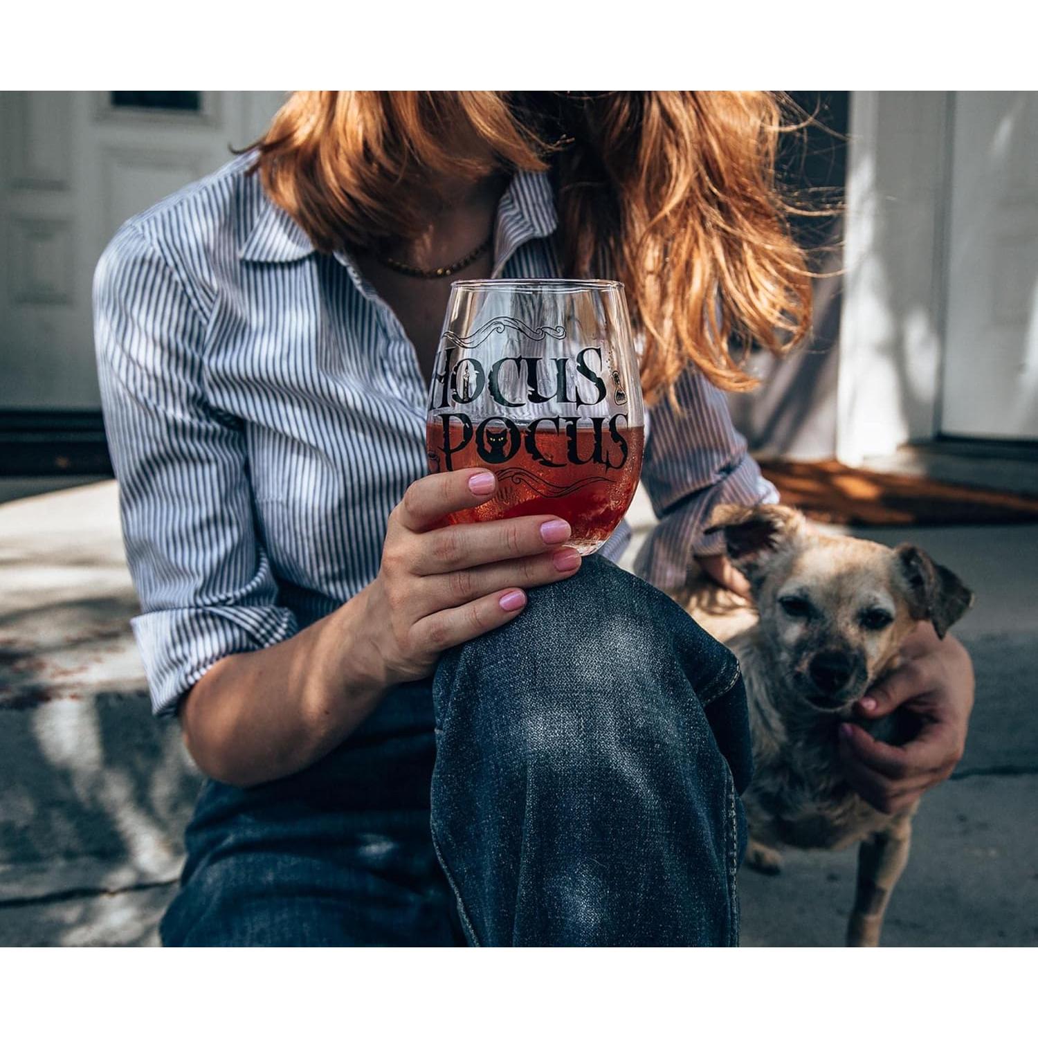 Vaso de vino sin tallo Hocus Pocus Disney 590 ml