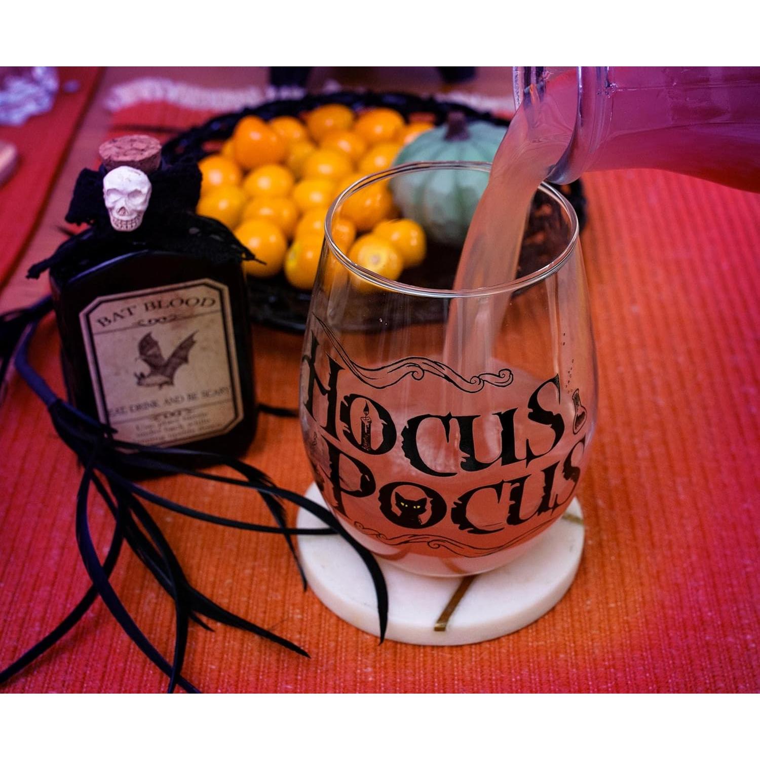 Vaso de vino sin tallo Hocus Pocus Disney 590 ml