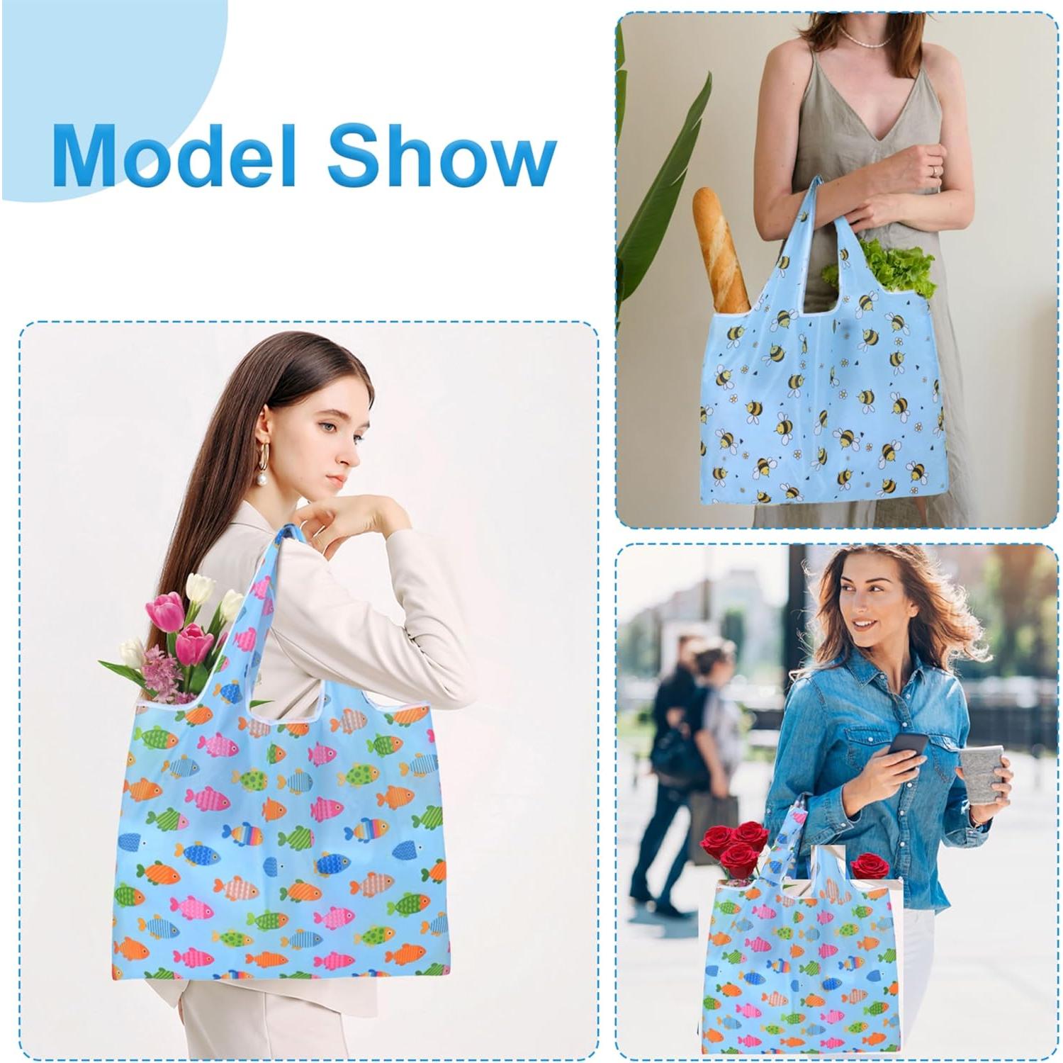 Bolsas de Compras Reutilizables Plegables 22.68 kg - 2 Unidades