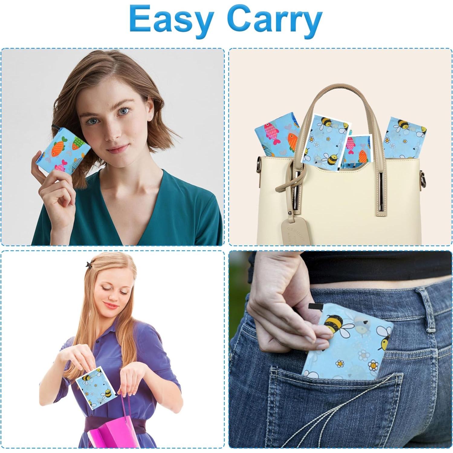 Bolsas de Compras Reutilizables Plegables 22.68 kg - 2 Unidades