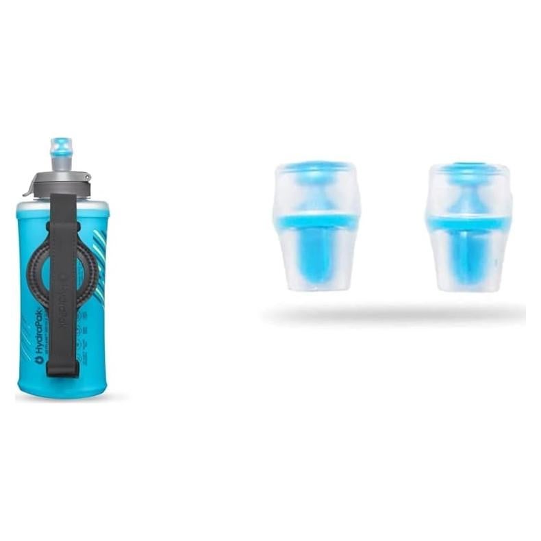 Botella de Agua Plegable HydraPak SkyFlask 500ml - Ligera y Ajustable