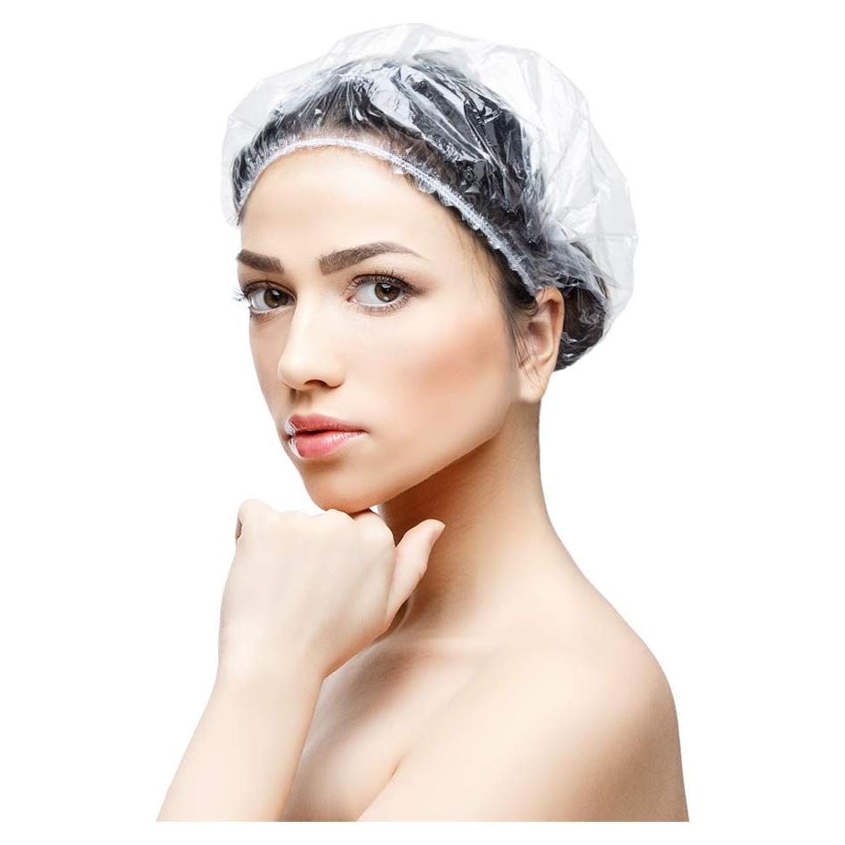 30 Gorras de Ducha Desechables AIDIQIU Impermeables 52cm