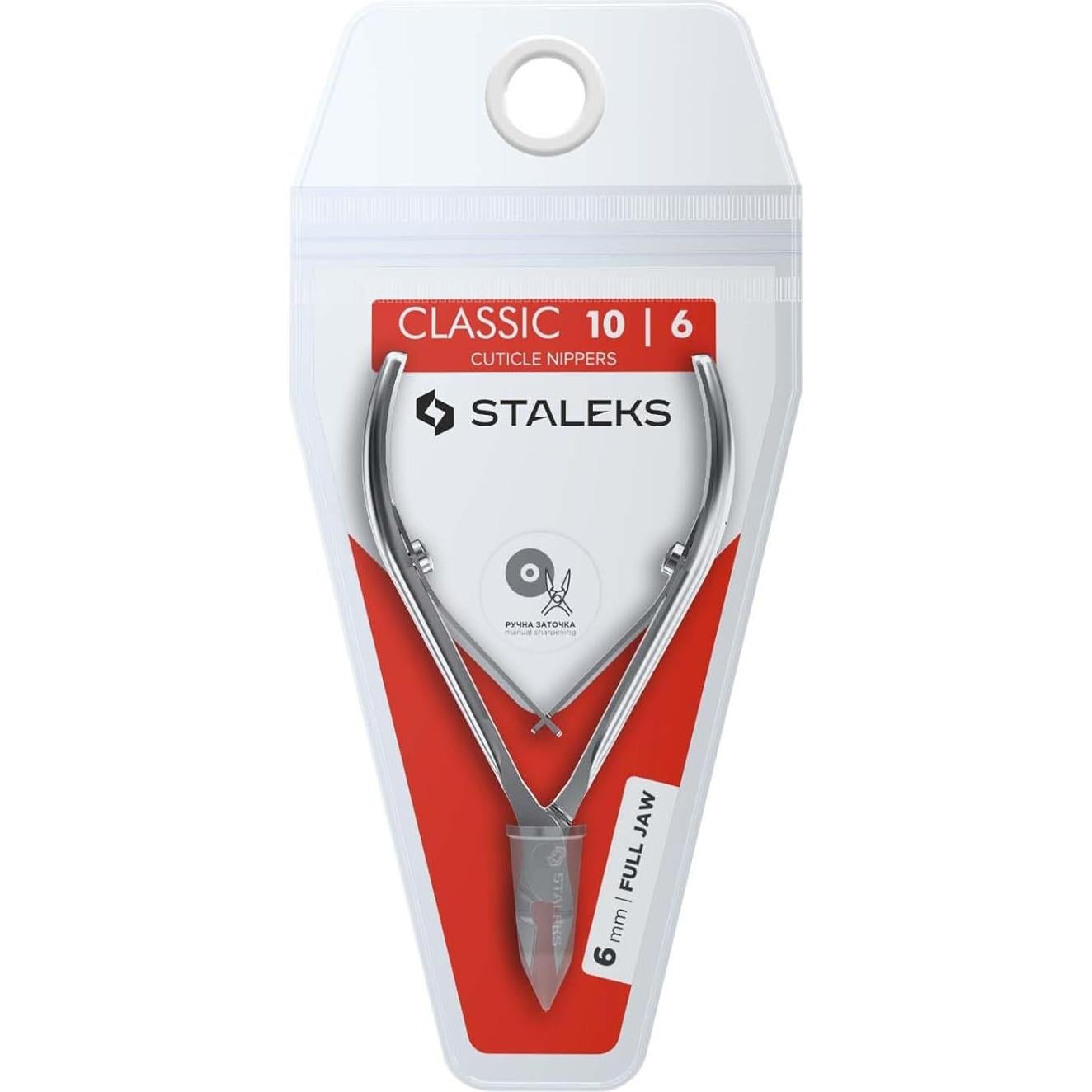 Cortacutículas Staleks NC-10-8 Acero Inoxidable 8mm Ergonómico