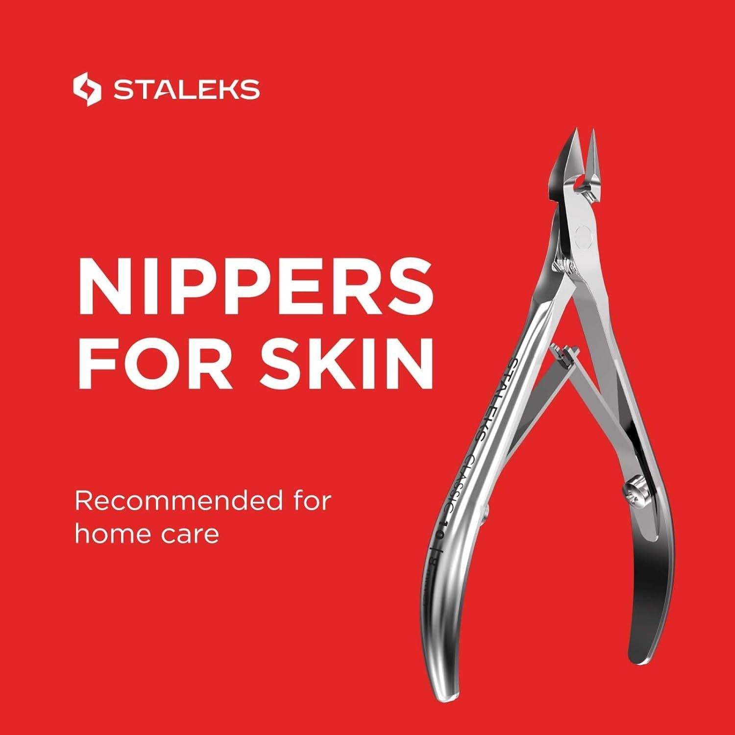 Cortacutículas Staleks NC-10-8 Acero Inoxidable 8mm Ergonómico