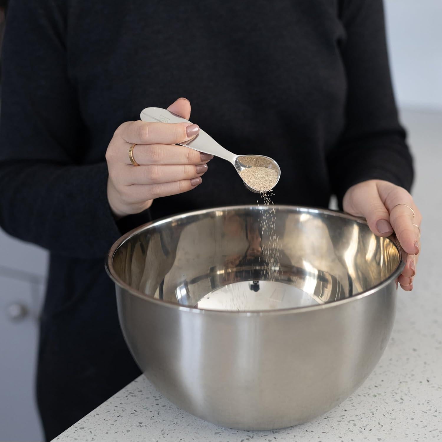 Cuchara Medidora de Levadura Fox Run Acero Inoxidable 2.25 Cucharaditas