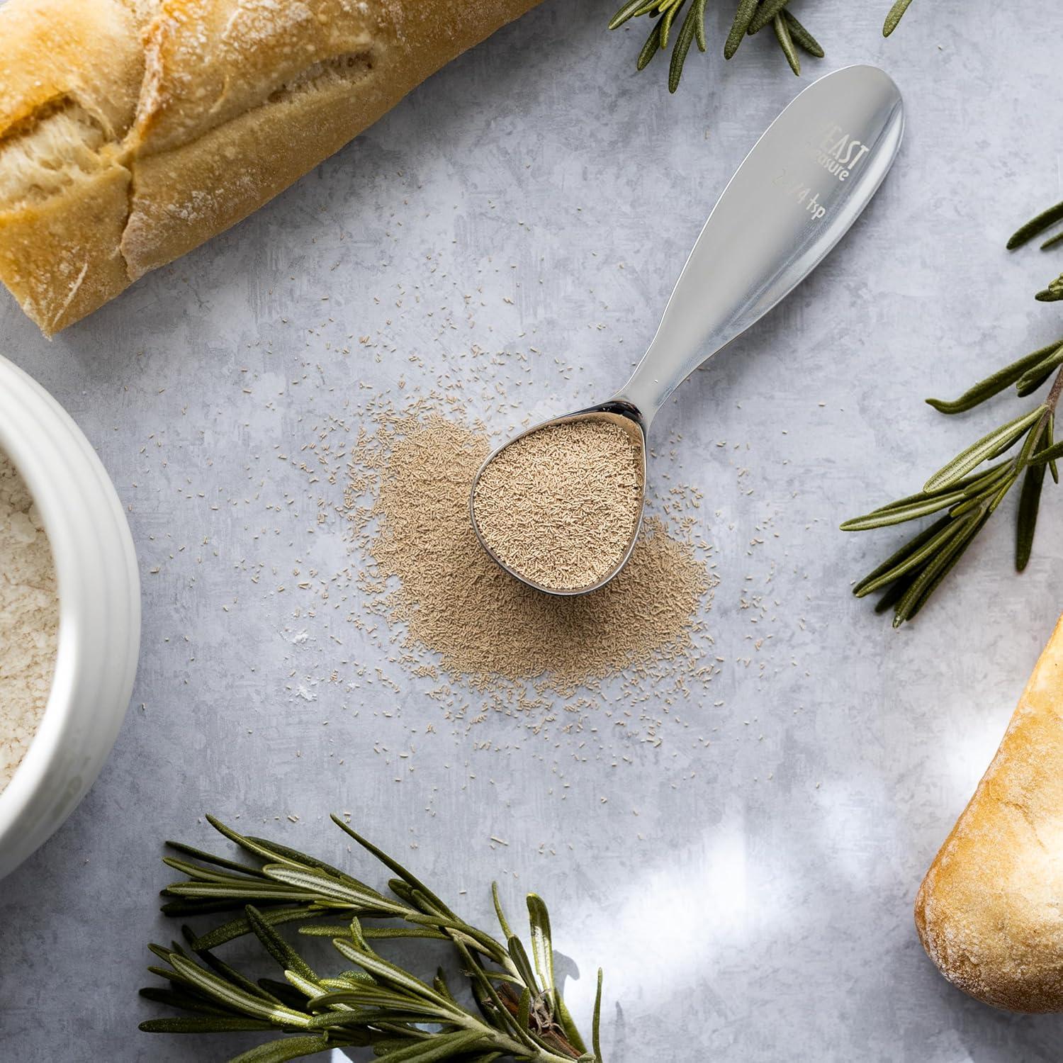 Cuchara Medidora de Levadura Fox Run Acero Inoxidable 2.25 Cucharaditas