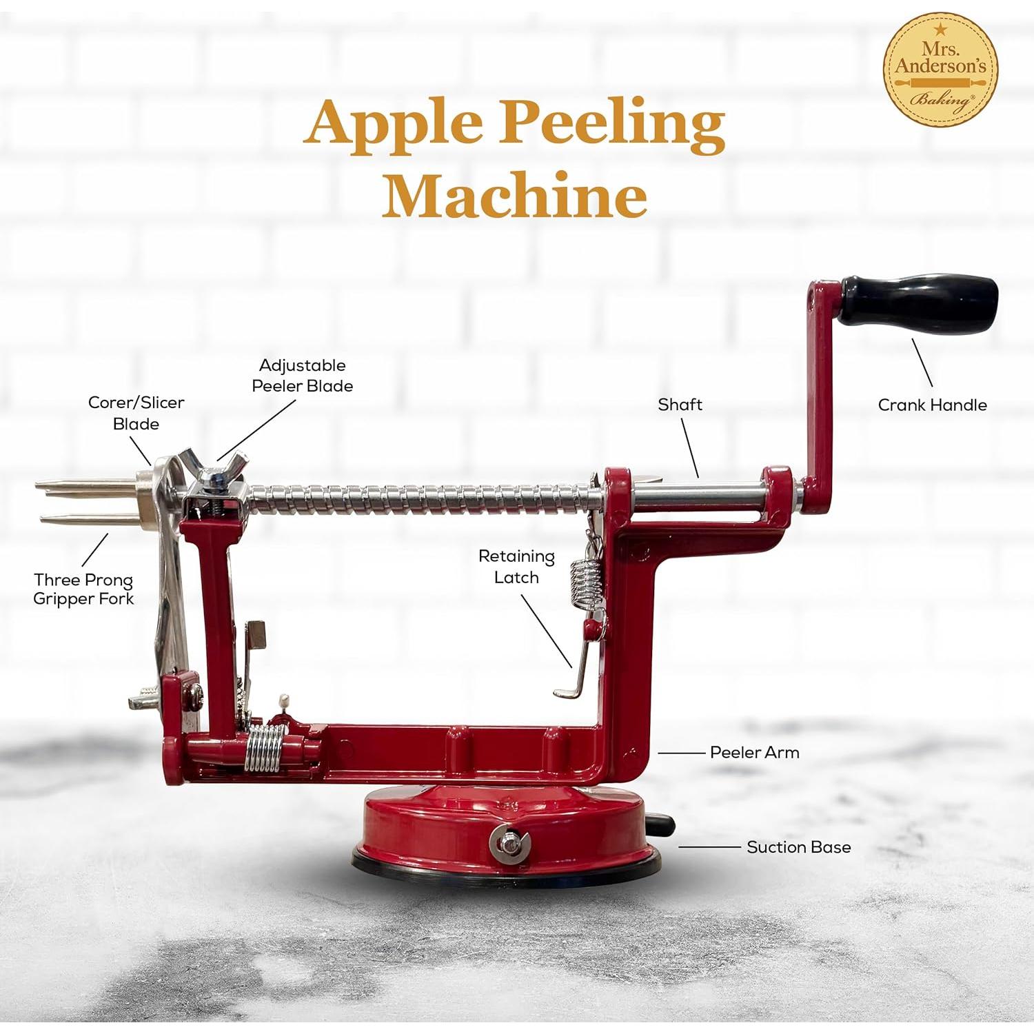 Máquina Peladora de Manzanas Mrs. Anderson con Base de Succión