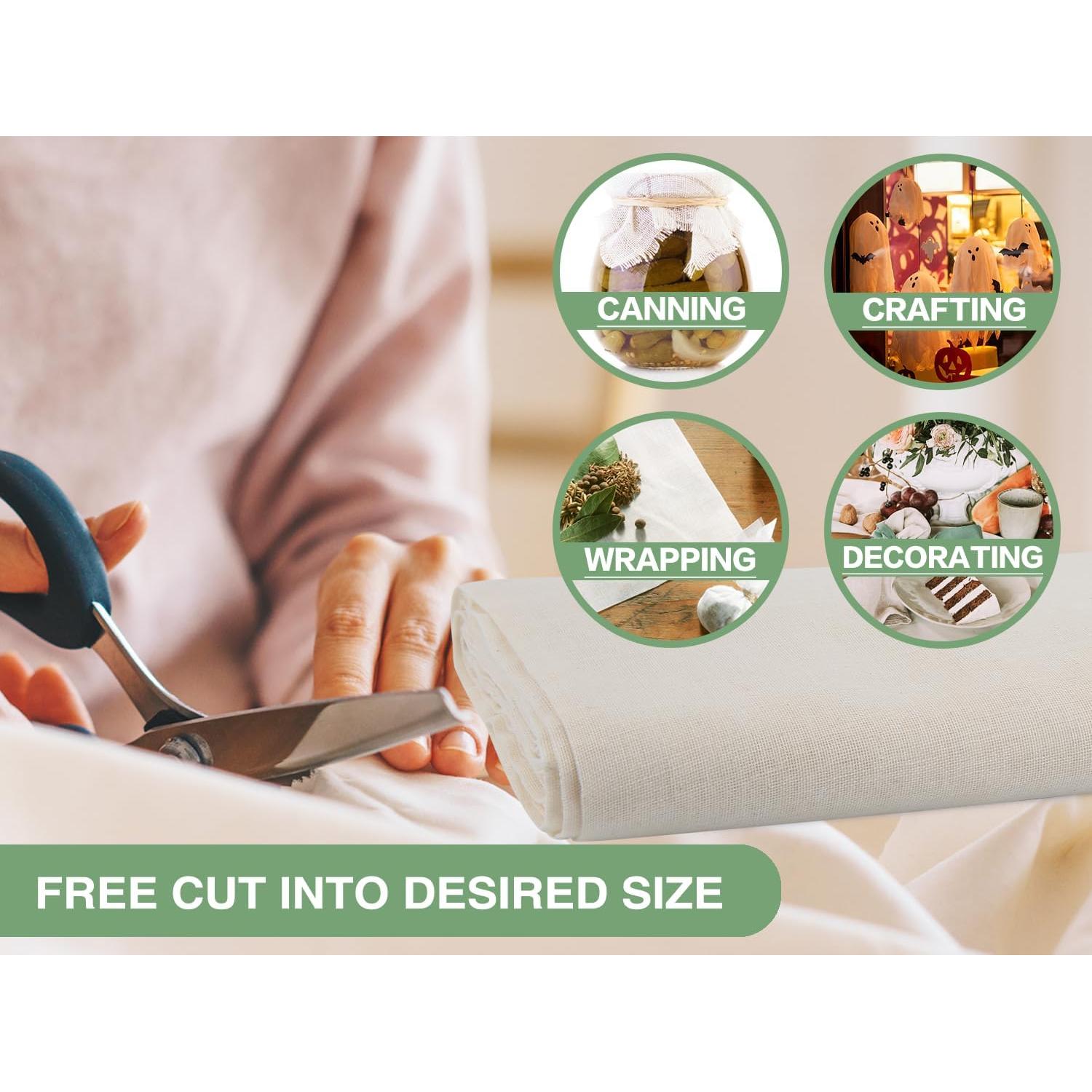 Paño de Queso Olicity 9.14m Algodón Orgánico Grado 90