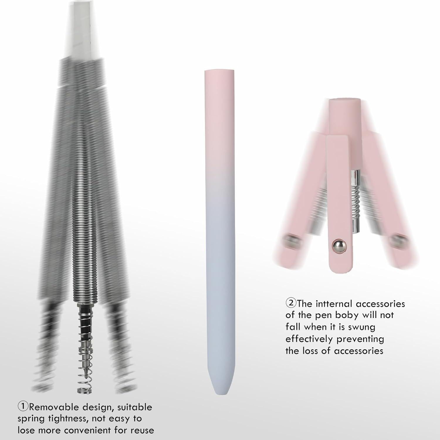 Bolígrafos de Gel Ddaowanx 10 Pcs 0.7mm Tinta Negra Rápida