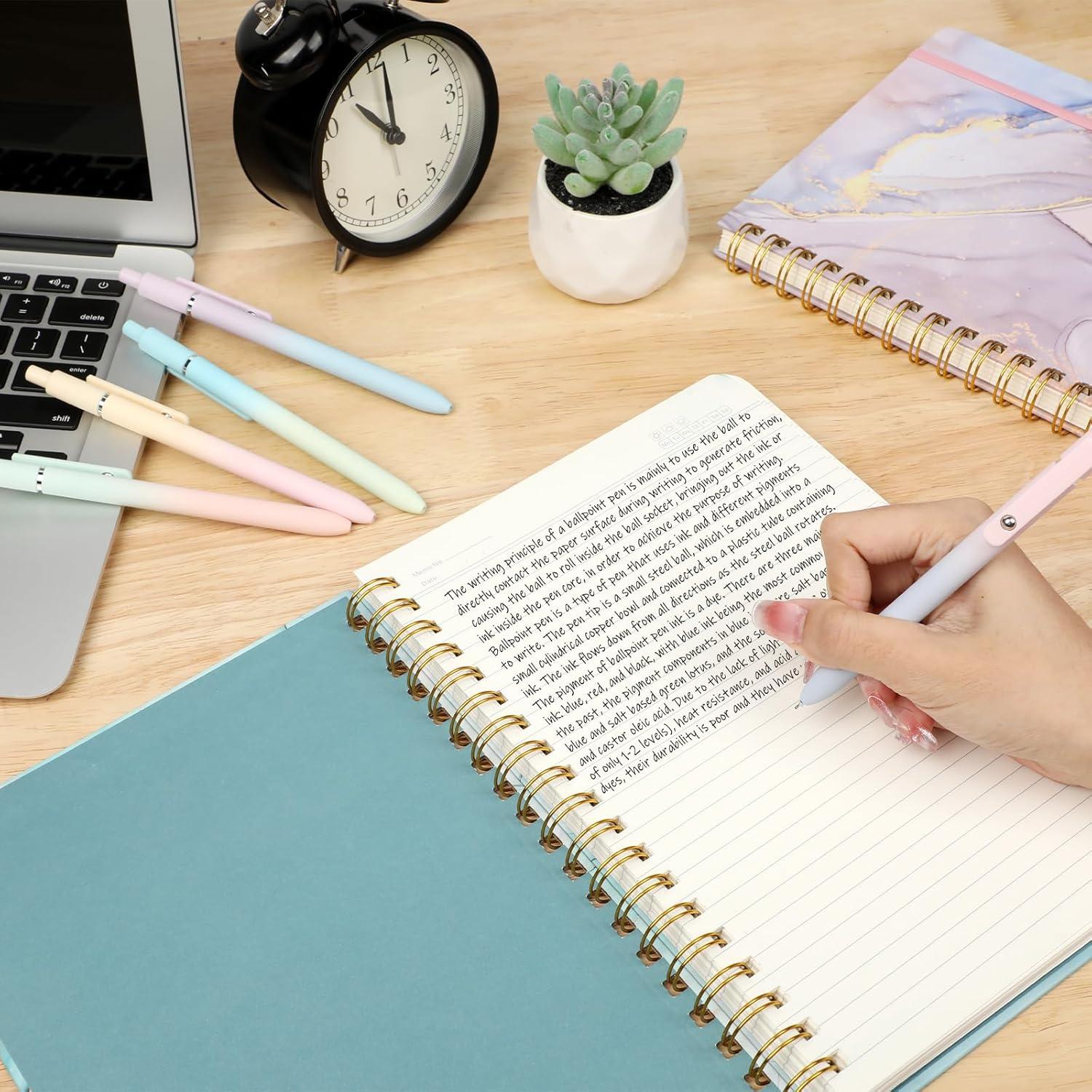 Bolígrafos de Gel Ddaowanx 10 Pcs 0.7mm Tinta Negra Rápida