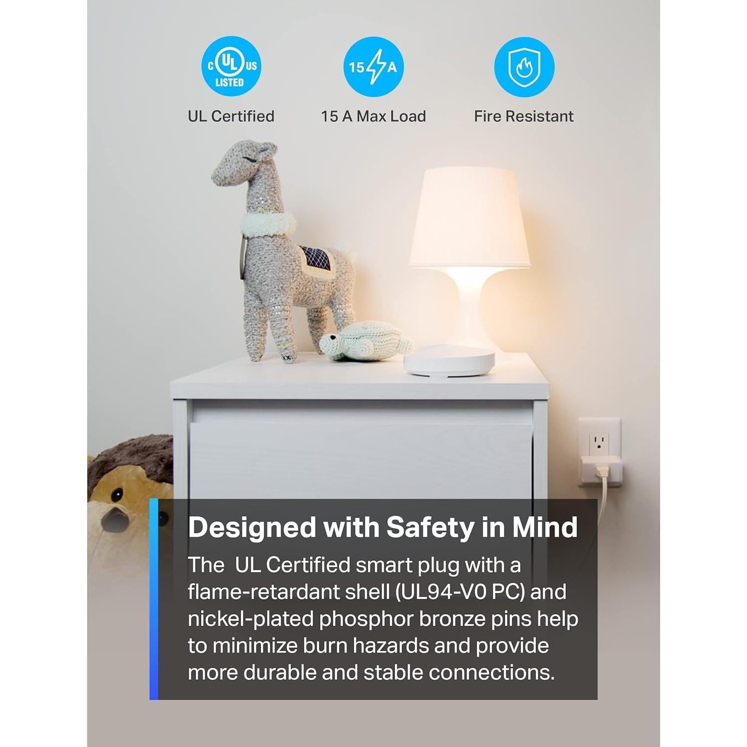 Enchufe Inteligente TP-Link Tapo P105 Mini 4-Pack Wi-Fi