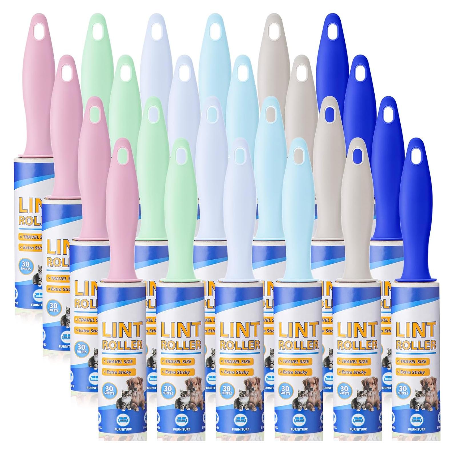 Hushee Mini Rodillo Quitapelusas Portátil 24 Piezas 15.24 cm