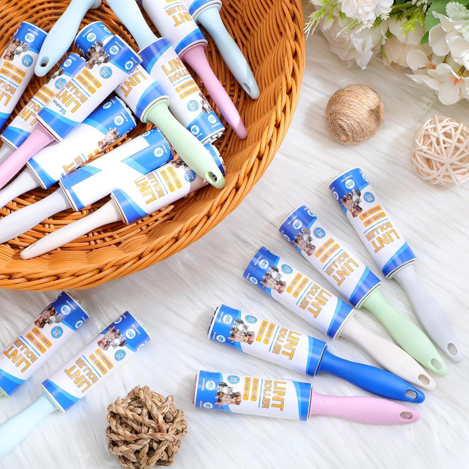 Hushee Mini Rodillo Quitapelusas Portátil 24 Piezas 15.24 cm