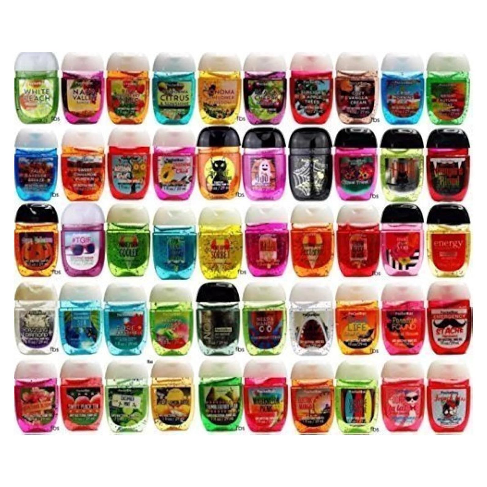 Set de 20 geles antibacterianos PocketBac Bath & Body Works